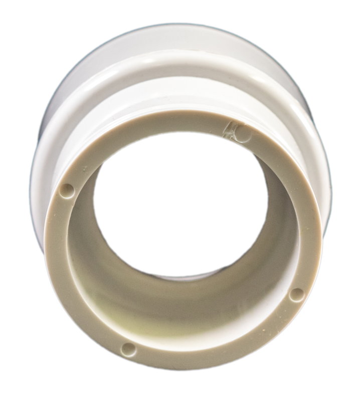 Övergång 63 mm till 50 mm (ho-ho) eller 63 mm till 2.0 tum 60.3 mm (ha-ho)
