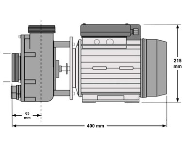 JTC PCF230 TS, 3.0hk, 2 växlar (2x2)