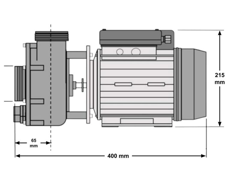 JTC PCF230 TS, 3.0hk, 2 växlar (2x2)