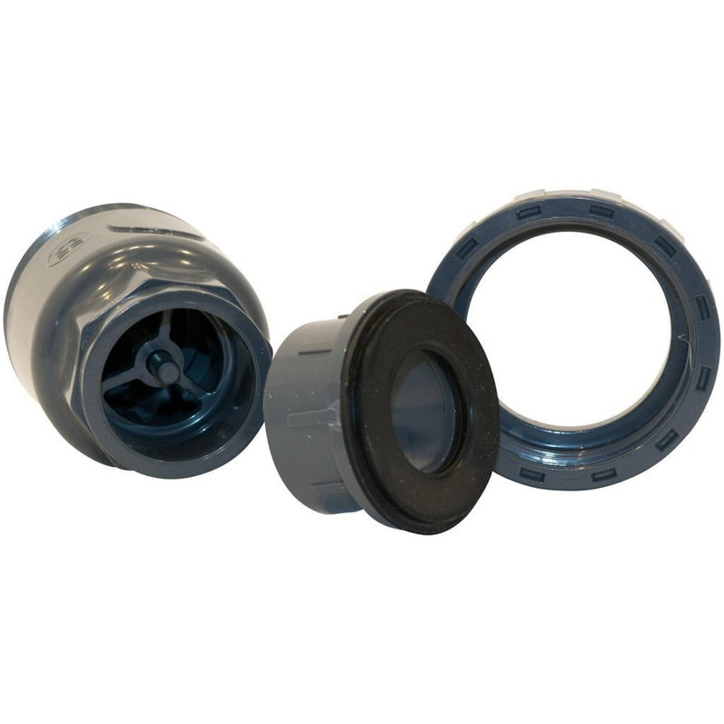 Backventil 50 mm 1x limkoppling, 1x skruvkoppling (ho-ho)