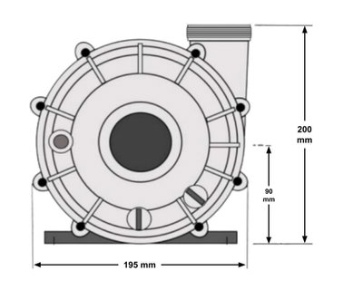 JTC PCF230 TS, 3.0hk, 2 växlar (2x2)