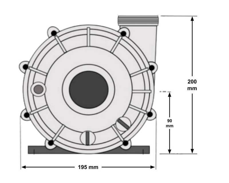 JTC PCF230 TS, 3.0hk, 2 växlar (2x2)