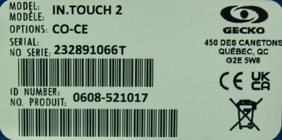 Gecko AeWare IN.Touch WiFi Interface Module