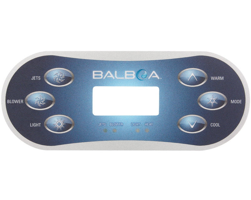 Balboa Overlay VL600S - Jets 1, Air, Light, Warm, Cold, Mode