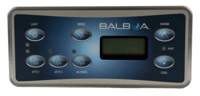 Balboa Styrpanel ML551 - Jets 1, Light, Mode, Jets 2, Jets 3, Jets 4, Warm, Cool - 55600