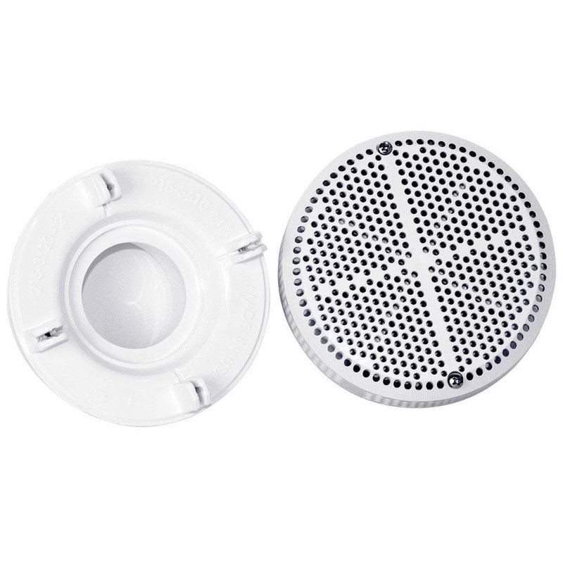Botten dränering, Super Hi-Flo Suction, Vit, 5.0 tum (Waterway)