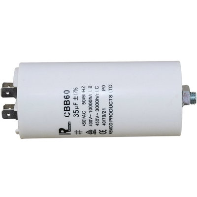 Kondensator 35µF (utan sladd), L 100 mm x Ø 50 mm