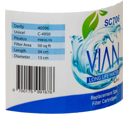 Spa Filter L 338 mm; YD 125 mm; SC706 (Darlly)