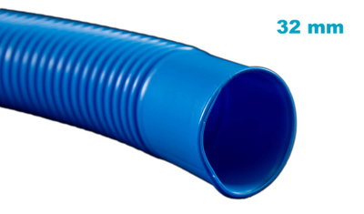 Poolslang PVC-U blå
