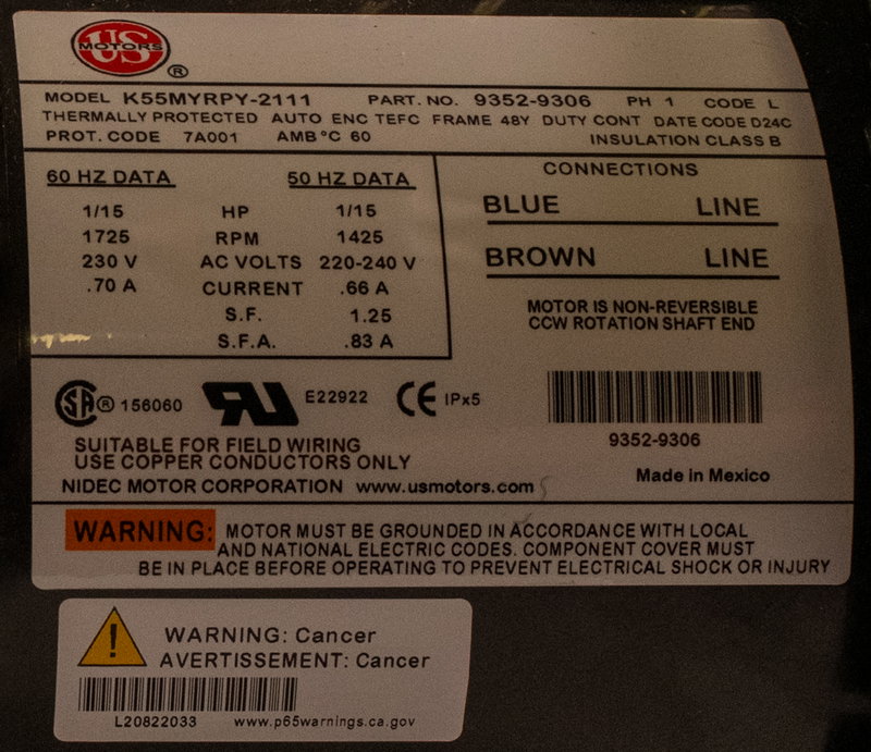 Aqua-Flo Circ-Master CMXP, 1/15hk, 1 växel, 2.0x2.0 tum (Sundance/Jacuzzi)