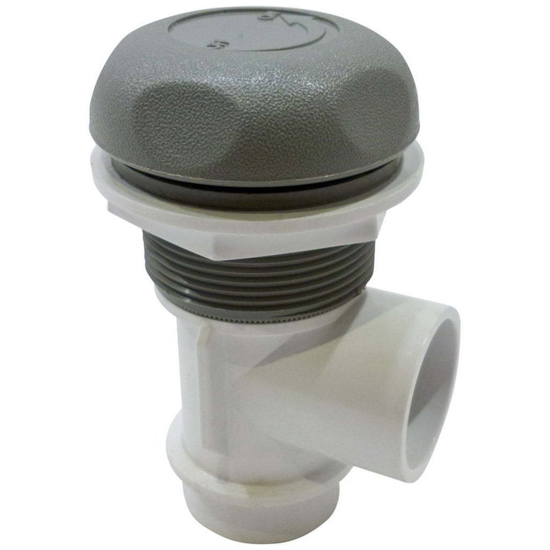 Ventil för vatten, Av/På, 1.0 tum (ho-ho), Grå, Waterway