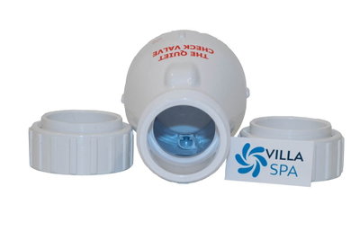 Backventil 2.0 tum (60.3 mm) 2x limkopplingar med mutter (ho-ho)