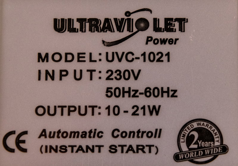 Transformator till Wellis UV-C