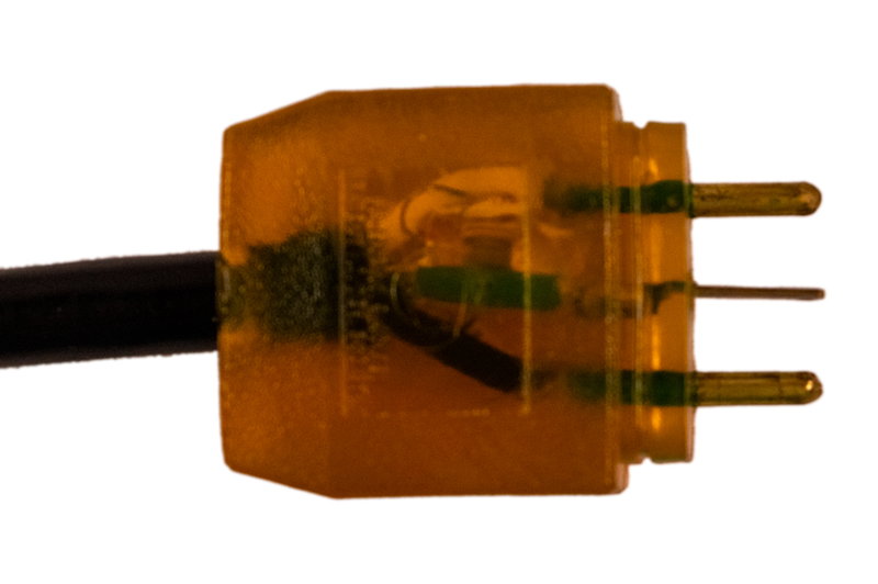 Adapter/Kontakt AMP till mini JJ (till luftpump)