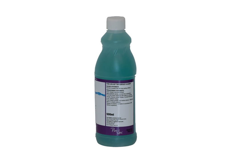 Pure-Spa, Rengöringsspray för plastdetaljer, lock, mm, Hot Tub Surface Cleaner Spray, 0.5 liter