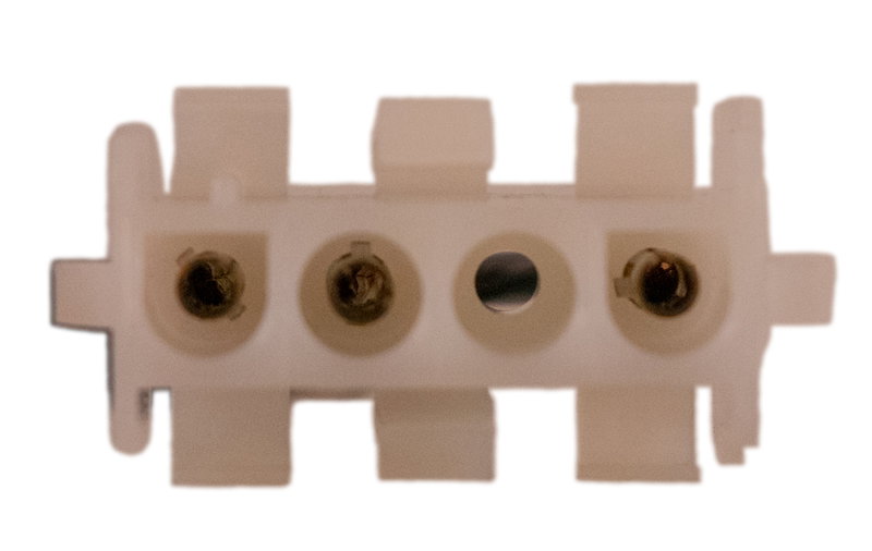 Adapter/Kontakt AMP till mini JJ (till luftpump)