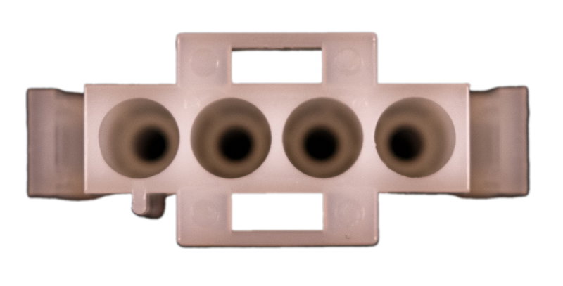 Kontakt AMP Universal Mate-N-Lok 4 pins inkl 4 stift