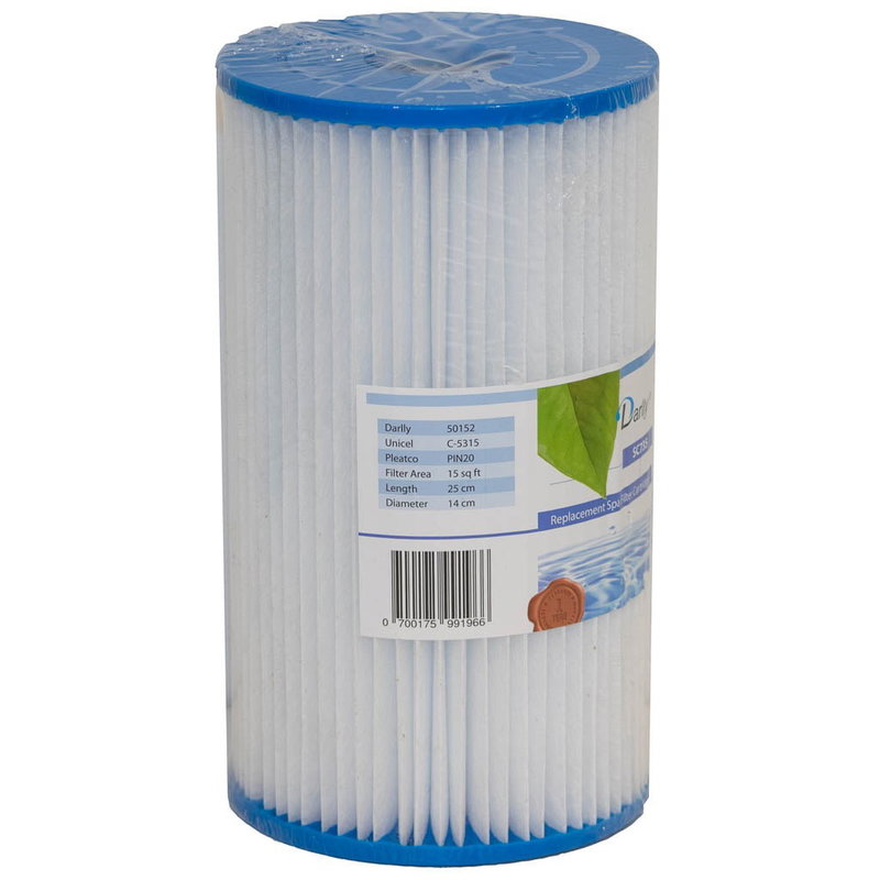 Spa Filter L 260 mm; YD 150 mm; SC735 (Darlly)