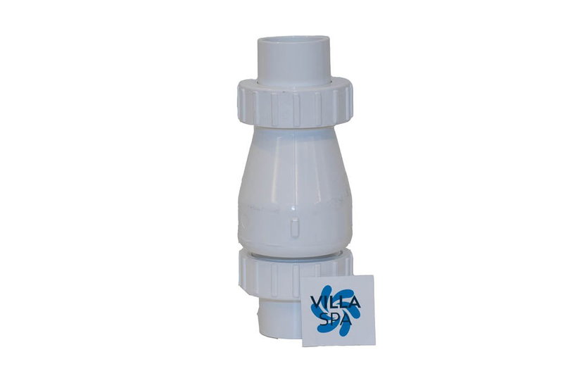 Magic Plastics envägsventil (luft) 1 tum med muttrar (ho-ho)