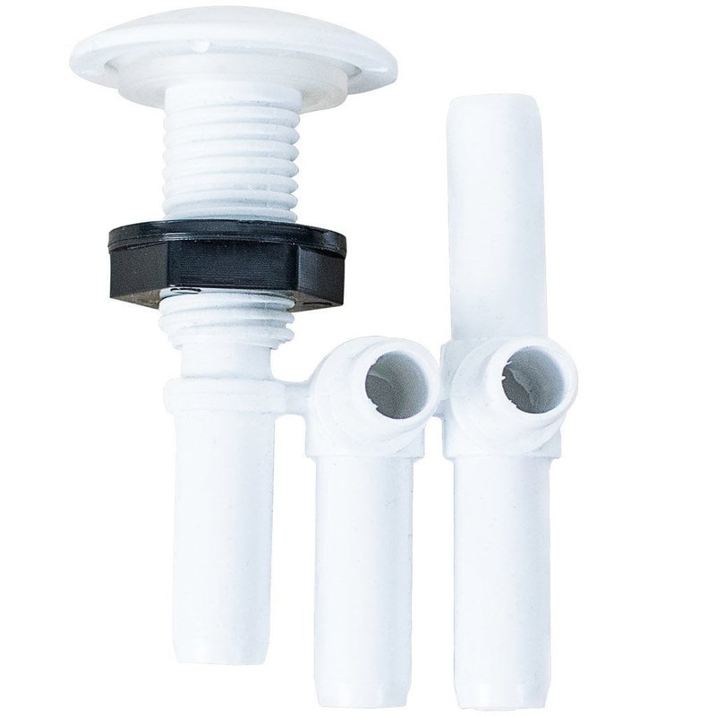 Luftjet Waterway Pepper pot, Vit