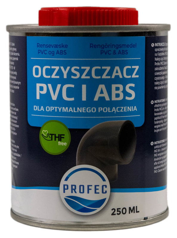 Lösningsmedel och rengöringsmedel för PVC & ABS (Profec)