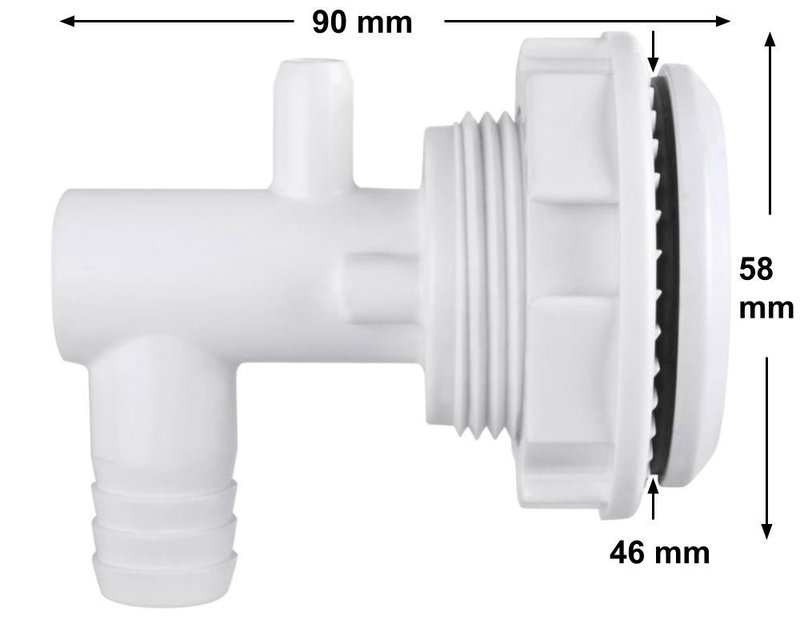 Bakstycke LVJ 2.5 tum (gänga)
