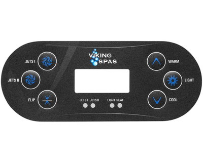 Balboa Overlay BP501, Viking Spas Jets, Flip, Warm, Light, Cool