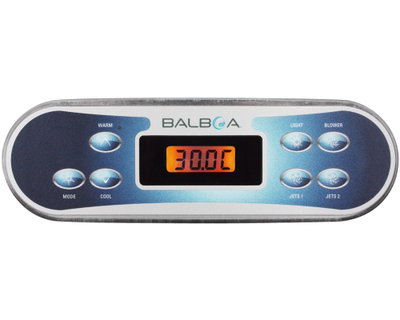 Balboa Styrpanel VL700S - Warm, Mode, Cool, Light, Jets1, Jets2 - 54716