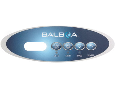 Balboa VL240 overlay - Blower, Jets, Temp, Light