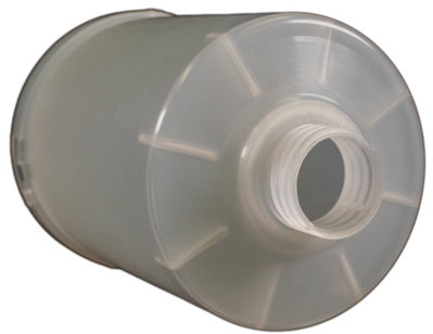 Filter tank med grov gänga
