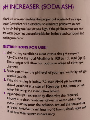 Vian Öka pH (pH Increaser) 1 kg