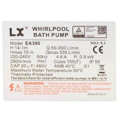 LX Whirlpool EA390
