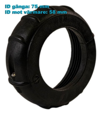 Delbar mutter / Split Nut / Union till värmare mm 2.0 tum 58 mm