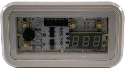 Davey Spa Power SP601 Touch Panel (rektangulär) - Temp Up/Light, Temp Down, Jets, Blower