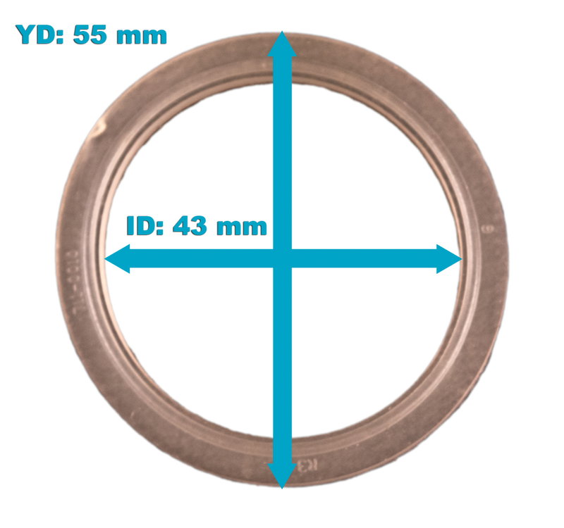Packning Waterway Mini Jet Wall, ID 43 och YD 55 mm