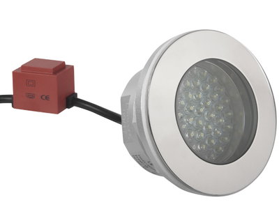 Balboa Slimlite 83 mm, komplett paket inkl transformator, lamphus och färgad LED lampa