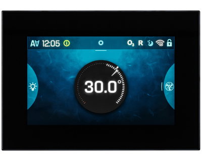 Balboa SpaTouch 4 Styrpanel svart ram, rektangulär 146x102 mm, 57542