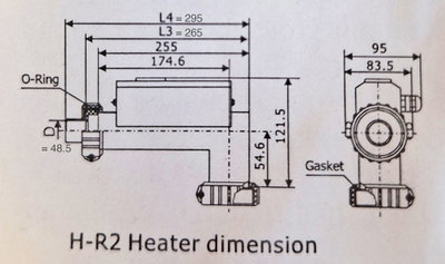 LX Heater H15-R2 med tryckvakt utan kontrollkabel