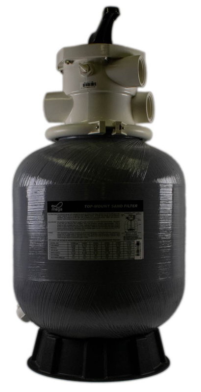 Flotide Sandfilter, V serie, toppmonterad V350 (max 20m³)
