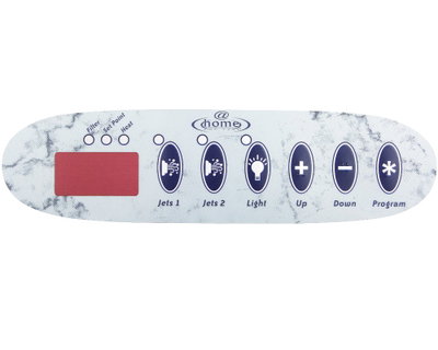 Gecko TSC-30 / K-30 @home 6-button overlay