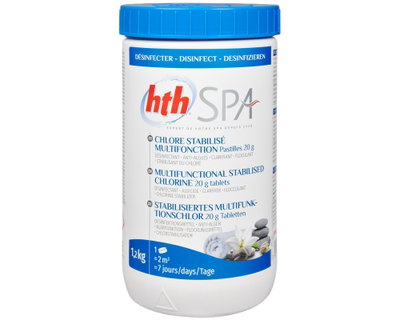 HTH Multifunktionellt Stabiliserat Klortabletter, 1.2kg