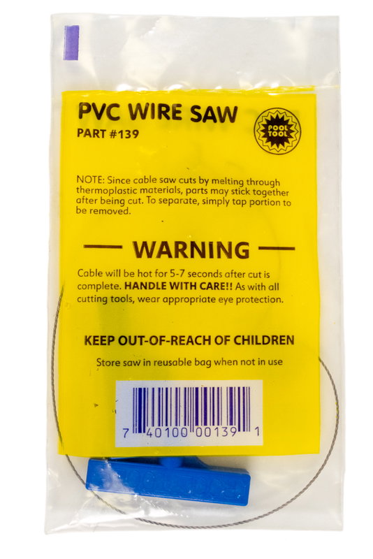 Trådsåg för PVC rör och slang