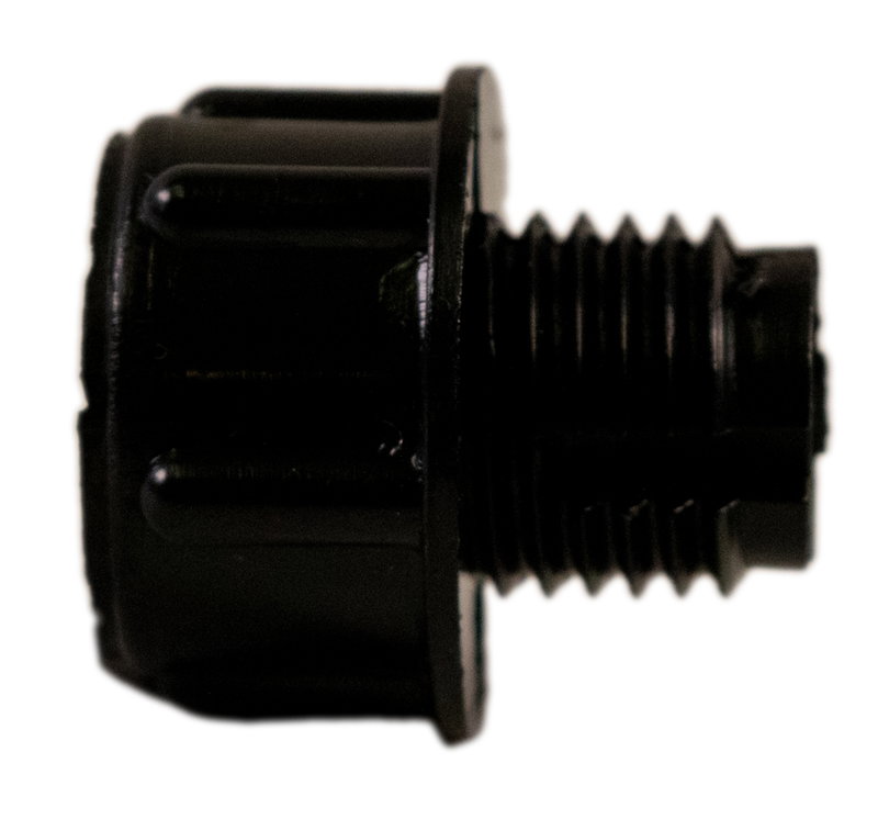 Luftnings- och dräneringsplugg till pumpar från bland annat Waterway, ytterdiameter över gängorna 3/8 tum (12.3 mm) och gängstigning ca 1 mm