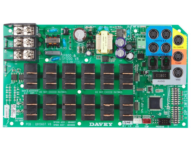 Davey Spa Power SP1200 Kretskort