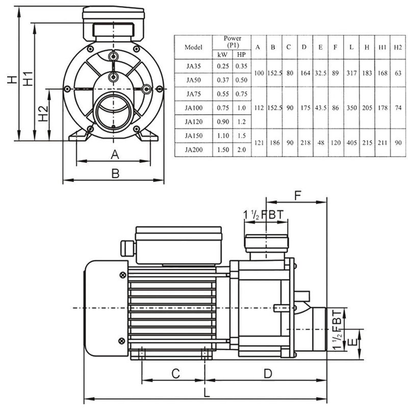 LX Whirlpool JA120