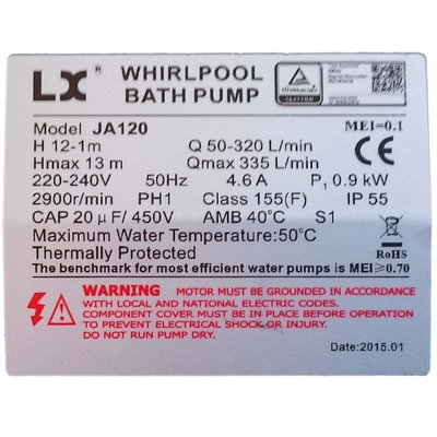 LX Whirlpool JA120