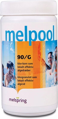 Melpool Klor, granulat, 90% tillgängligt klor, trikloroisocyanursyra, TCCA 5000 g