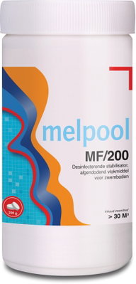 Melpool, Klor, tabletter 200g, trikloroisocyanursyra, TCCA 10000 g