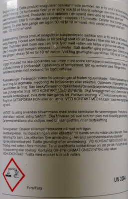 Melpool PAC Flockningsmedel, Polyaluminium hydroxid klorid sulfat 1 L
