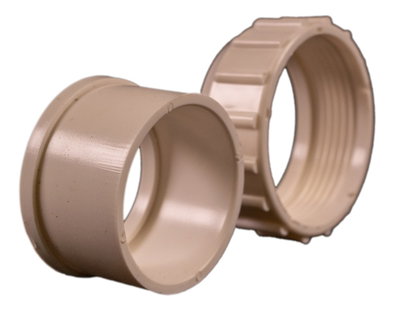 Mutter 1.5 tum (ID 60 mm) sågtandsgänga